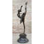 Statue de bronze danseur de ballerine Adelmino