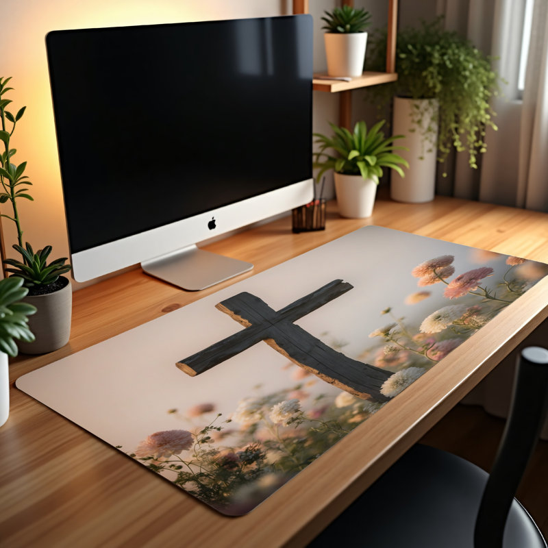 Polyester Desk Pad, 23.6x13.8