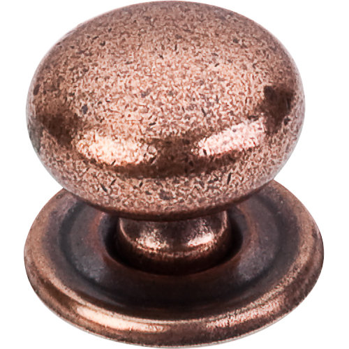 Victoria 1 1/4" Diameter Round Knob, Old English Copper