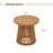 Outdoor Solid Wood Side Table-673740754
