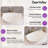 Deervalley 22" X 16" Boat-Shaped Ceramic White Vessel Sink Bathroom Sink-128617837