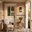 Applique murale extérieure Brynne Glass texturé noir-22243278-119695824