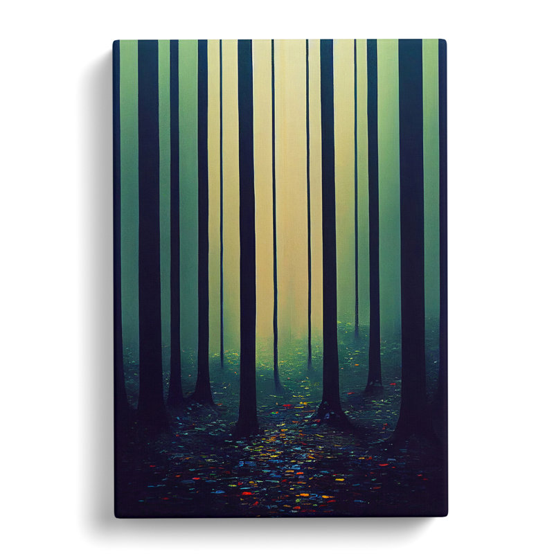 Vast Forest - Wall Art, Wrapped Canvas, 50cm H x 35cm W, No Matte