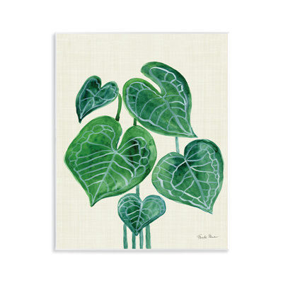 "Tropical Leaf Bundle", art mural sur bois par Farida Zaman