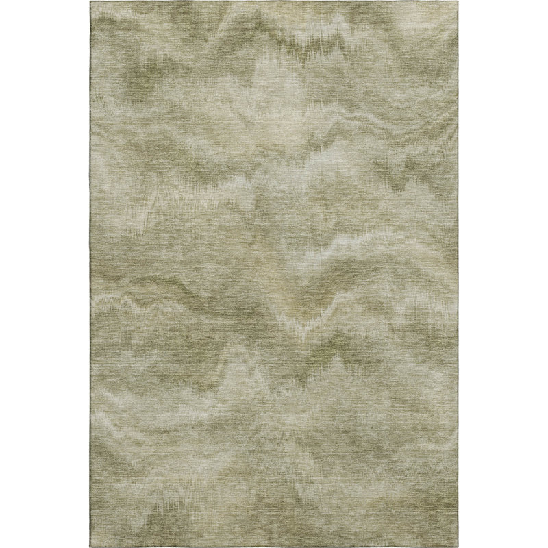 Tapis lavable à la machine de qualité supérieure Mayfield AMF2095, Sauge, 10 pi x 14 pi