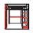 Full-Size Wooden Loft Bed With Desk, Shelves, Power Outlet & USB/Type-C Ports, Plus LED Lighting-735421760