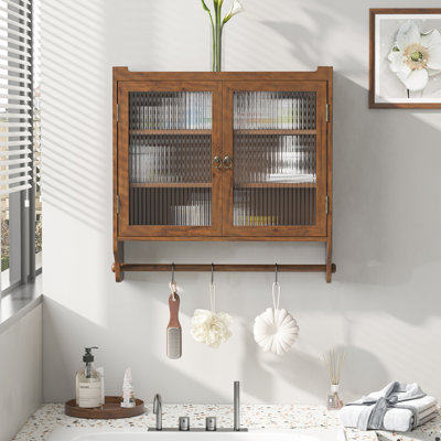 Elegant Glass Wall Cabinet