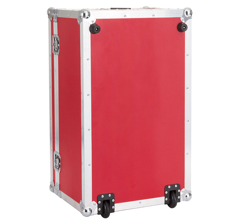 Manufactured Wood Camp Trunk / Footlocker, Cherry Red