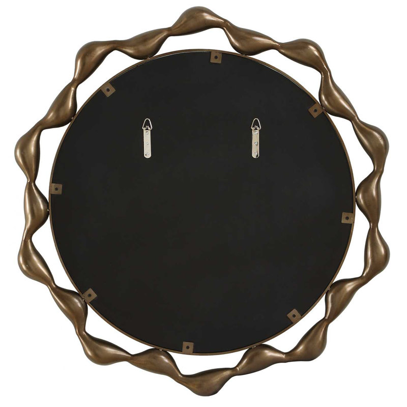 Uttermost Remolino Round Bronze Mirror