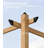 10x10 Retractable Pergola Aluminum Outdoor Pergola with Faux Wood Finish Retractable Canopy for Patio or Deck or Garden or Beach or Pavilion Wood and Gray-123365043-123365048