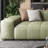 Green 100% Polyester Modular Sofa cushion Loveseat