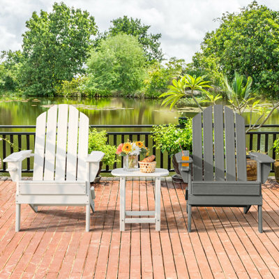 Chaise Adirondack pliante en bois DiBernardo