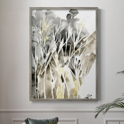 Wispy Weeds II Framed Print - Solid Wood