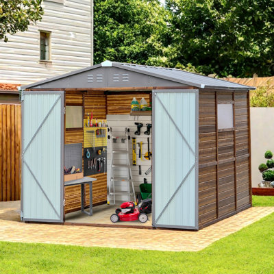 Iron-Wood Combination Tool Shed – A Perfect Blend Of Nature And Functionality