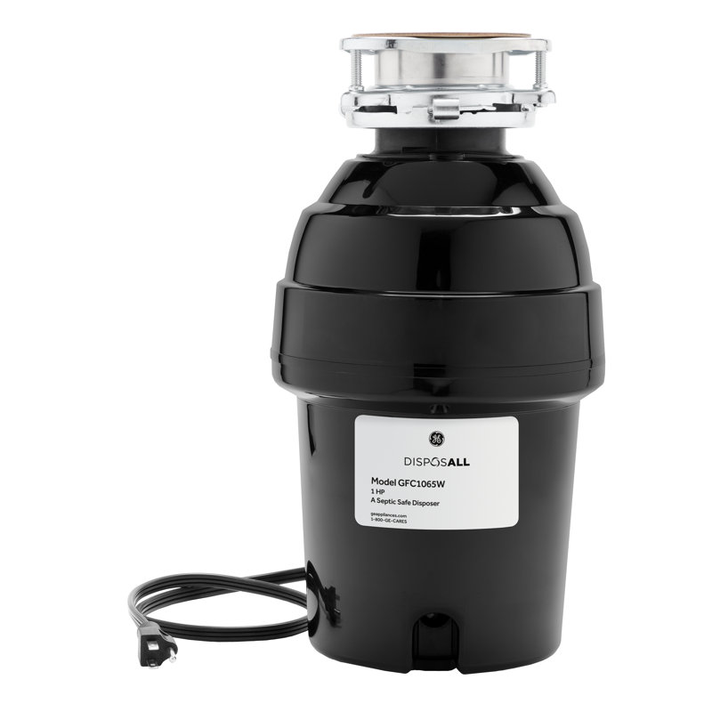 GE Disposall 1 HP Continuous Feed Garbage Disposer - Corded