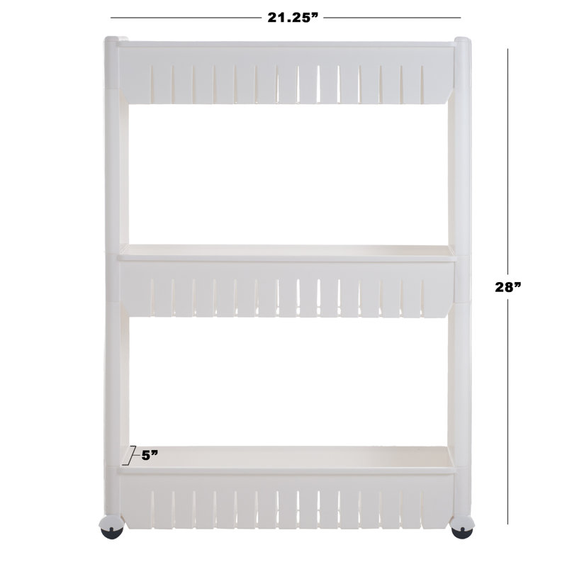 3 Tier Slide Out Laundry Cart