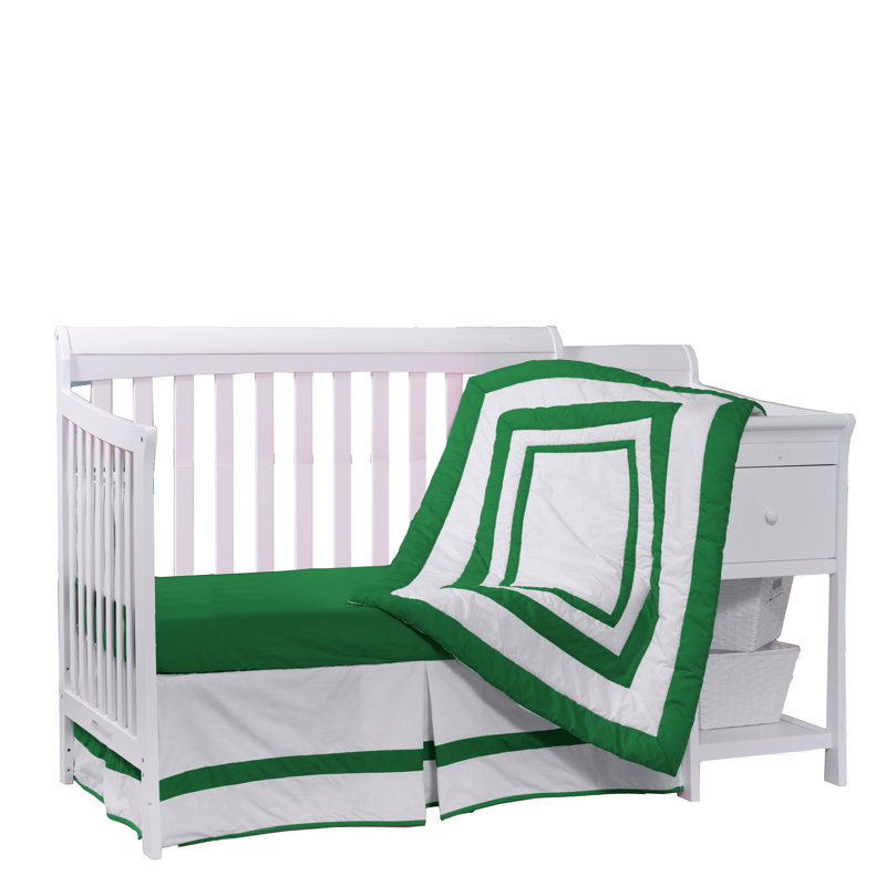 Ensemble de literie pour lit de bébé 3 pièces Harriet Bee, Vert