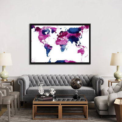 " Watercolor World (Whtie) " Graphic Art
