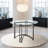 Jarmila 4 - Person Cross Legs Base Dining Set