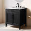 Meuble-lavabo simple 30 po avec dessus Sebastiano-111376087