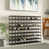 Walnut Stained Pine / Galvanised Steel