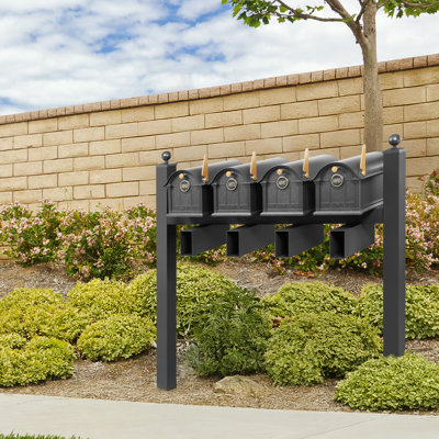 Balmoral Aluminum Multi-Unit Post Box