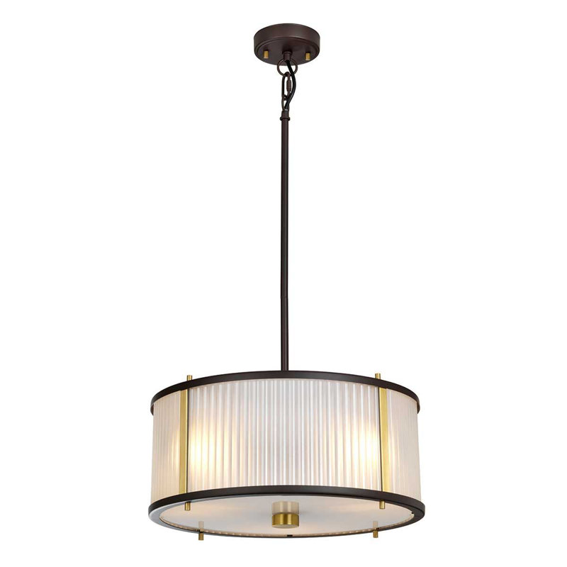 Morada 3 - Light Drum Pendant, Black