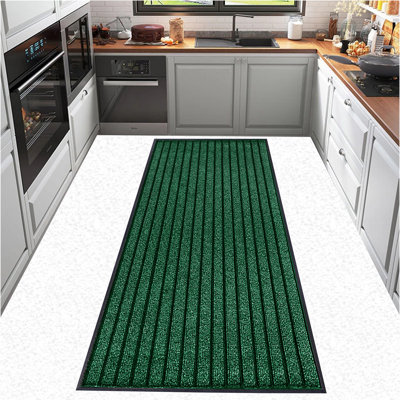 Kiyarah Non-Slip Striped Indoor / Outdoor Doormat