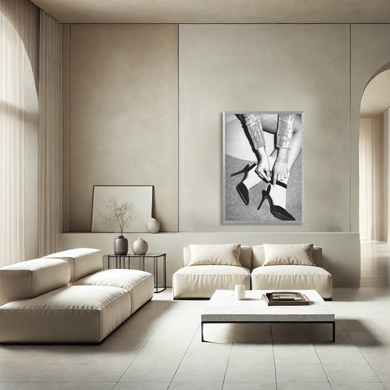 Disco Feet Baw Print by Pictufy Studio III, 10" H x 8" W
