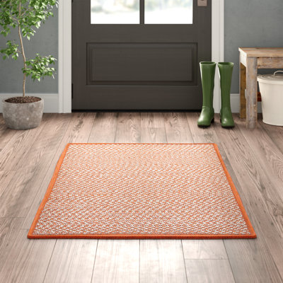 Outdoor Houndstooth Reversible Doormat