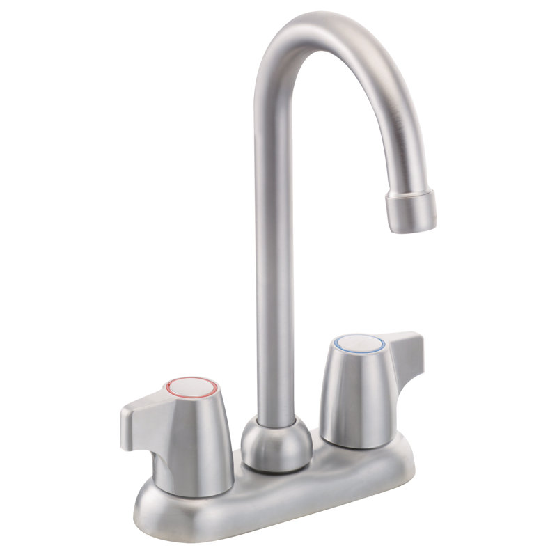 Chateau Two-Handle Bar Faucet, Brushed Chrome