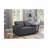 Linen Convertible Sleeper Loveseat with Side Pocket
