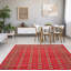 Tapis rouge foncé Finest Peshawar Bokhara 8 pi 0 po x 9 pi 10 po