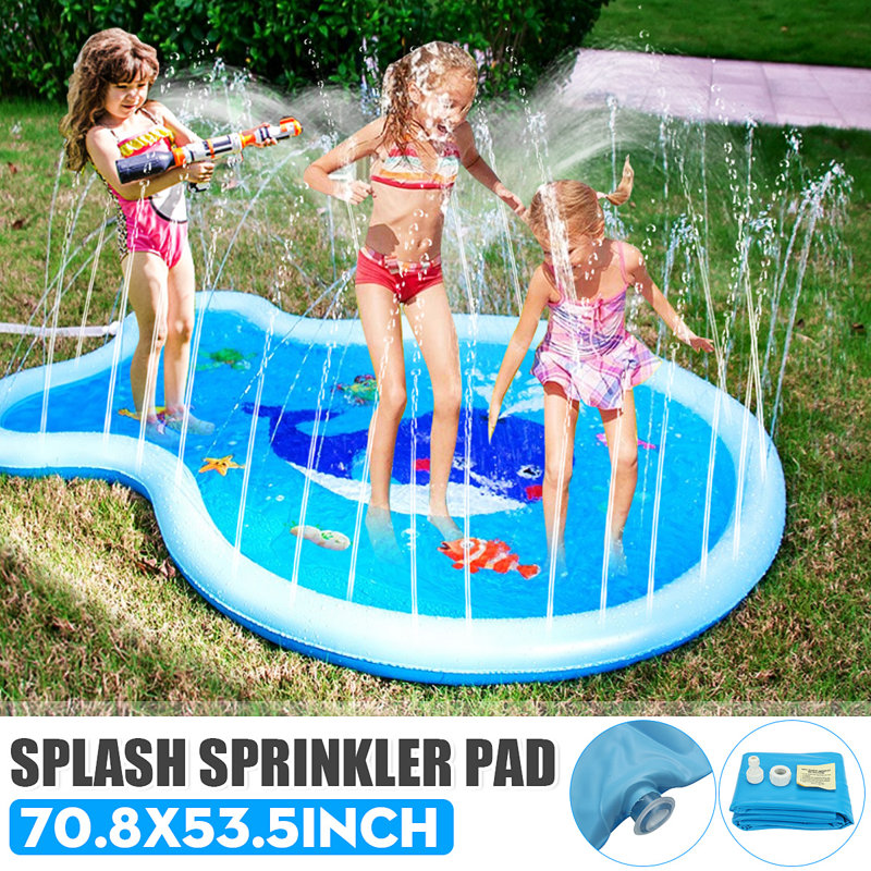 Tapis de jeu gonflable en forme de baleine