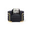 Chaise Soledad G00523A-C, noir