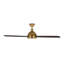 Ventilateur de plafond standard à DEL à 3 pales de 60 po avec télécommande et ensemble d'éclairage inclus Hicks-1020111302