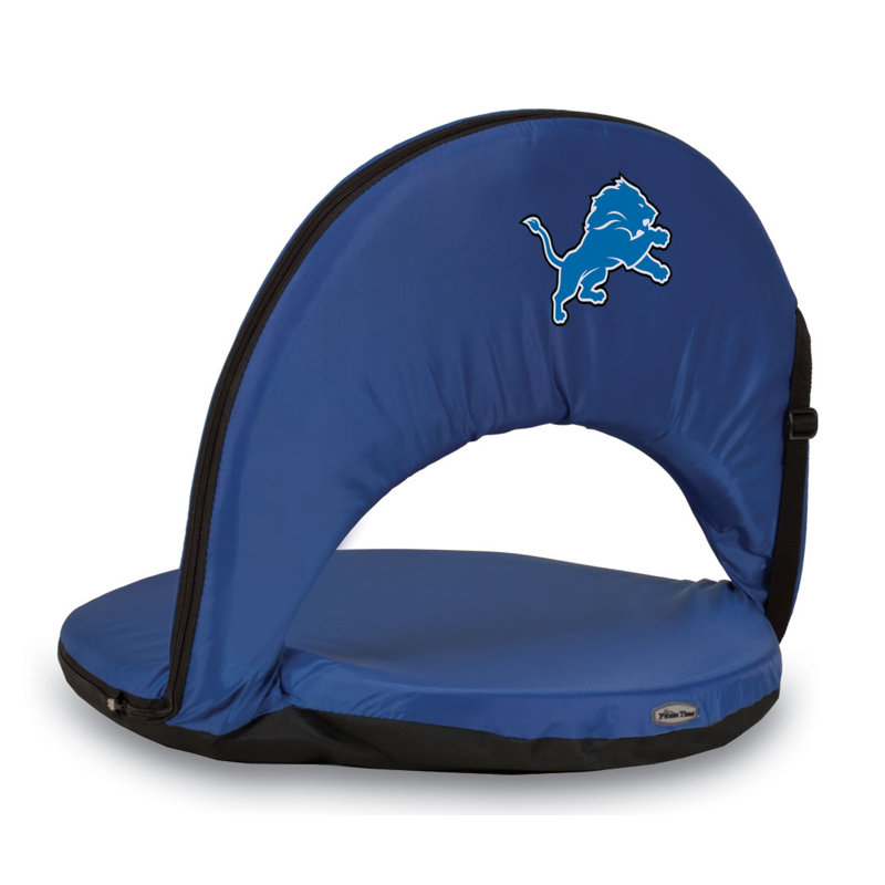 Digital Print Oniva Reclining Folding Stadium Seat, Detroit Lions, Navy