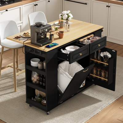 Wood Kitchen Cart