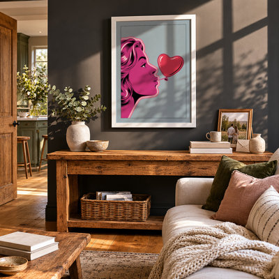Blowing Hearts Modern - Print