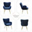 Fauteuil à oreilles Modern Velvet-2051586247