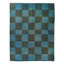 Checkered Area Rug in Blue