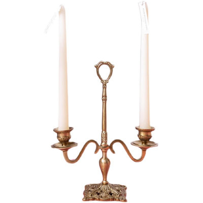 10.24'' H Metal Tabletop Candlestick