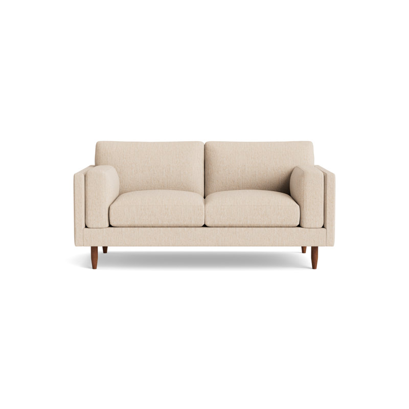 Skinny Fat Loveseat (70"), Performance Weave - Tan