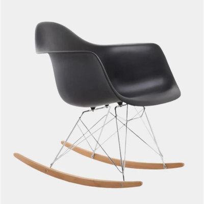 Chaise berçante en plastique moulé Arabia