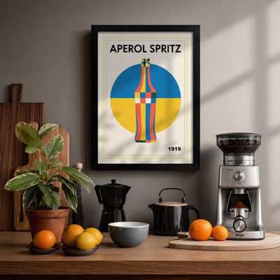 Aperol Spritz Vintage - Framed Print