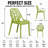 Edgington Lightweight Stacking Accent Dining Chair for Indoor & Outdoor-93533820-123399851