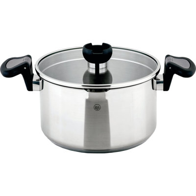 Carl Schmidt Sohn Non-Stick Stainless Steel (18/10) Round Dutch Oven with Lid