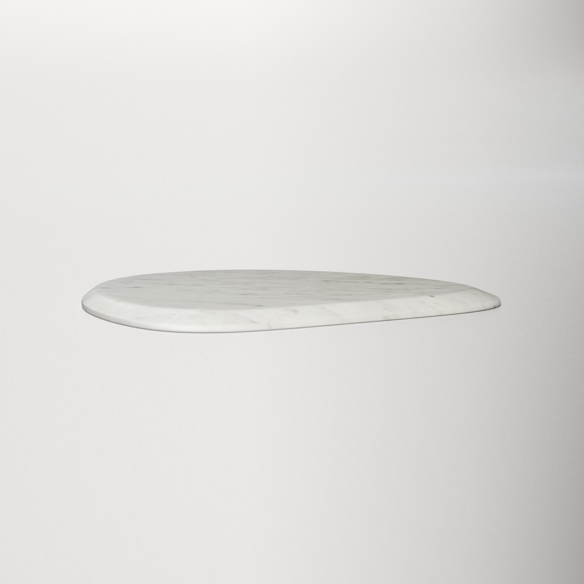 Zion Abstract Marble Cheese Board, 0.5" H x 12" W x 18" D