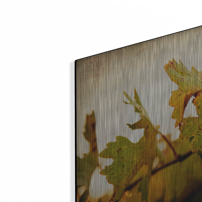 Luxe métal art «Sunset Vines» par Jessica Rogers, M «Sunset Vines» par Jessica Rogers, H 12 po x l 16 po