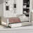 Upholstered Daybed With LED Belt And Trundle, Perfect For Modern Comfort And Space Efficiency-144480000